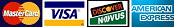 We accept all major credit cards